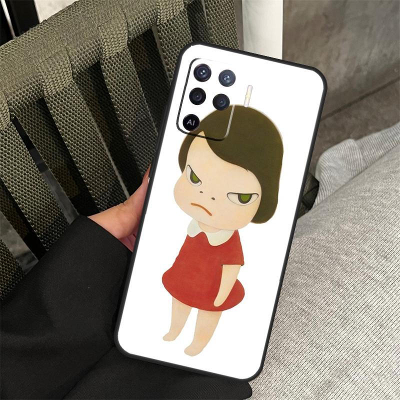 Yoshitomo Nara Hülle Für Oppo A18 A38 A58 A78 A98 A74 A94 A54 A40 A60 A80 A16 A76 A96 A15 A57S A17 A77 Abdeckung