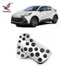 For Toyota C-HR CHR 2024-2025+ Car Accelerator Pedal Oil Footrest Plate Clutch Gas Brake Pedal Pad Cover Trim Accessories Interi