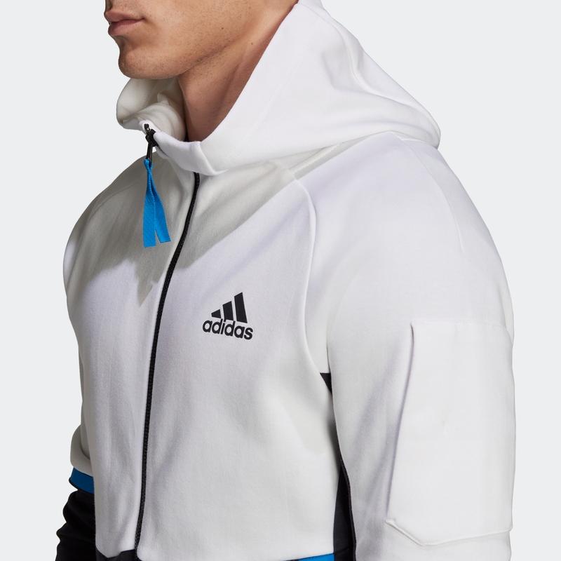 Adidas Casual Sports Hooded Jacket Men Outerwear Multicolor HC5490