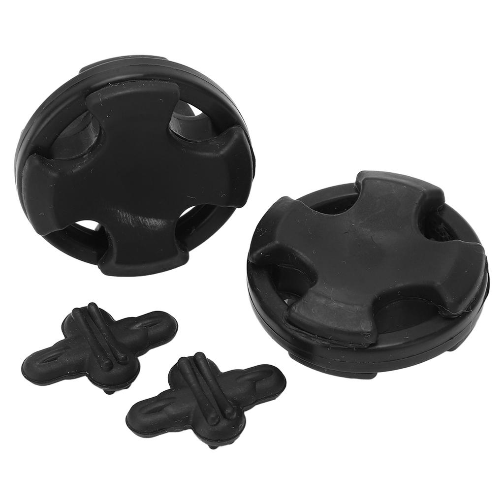 2 Stück Bogen Wurfarm Stabilisator Gummidämpfung Schwarz Recurve Dämpfer für Amerikanischen Jagdbogen Straight