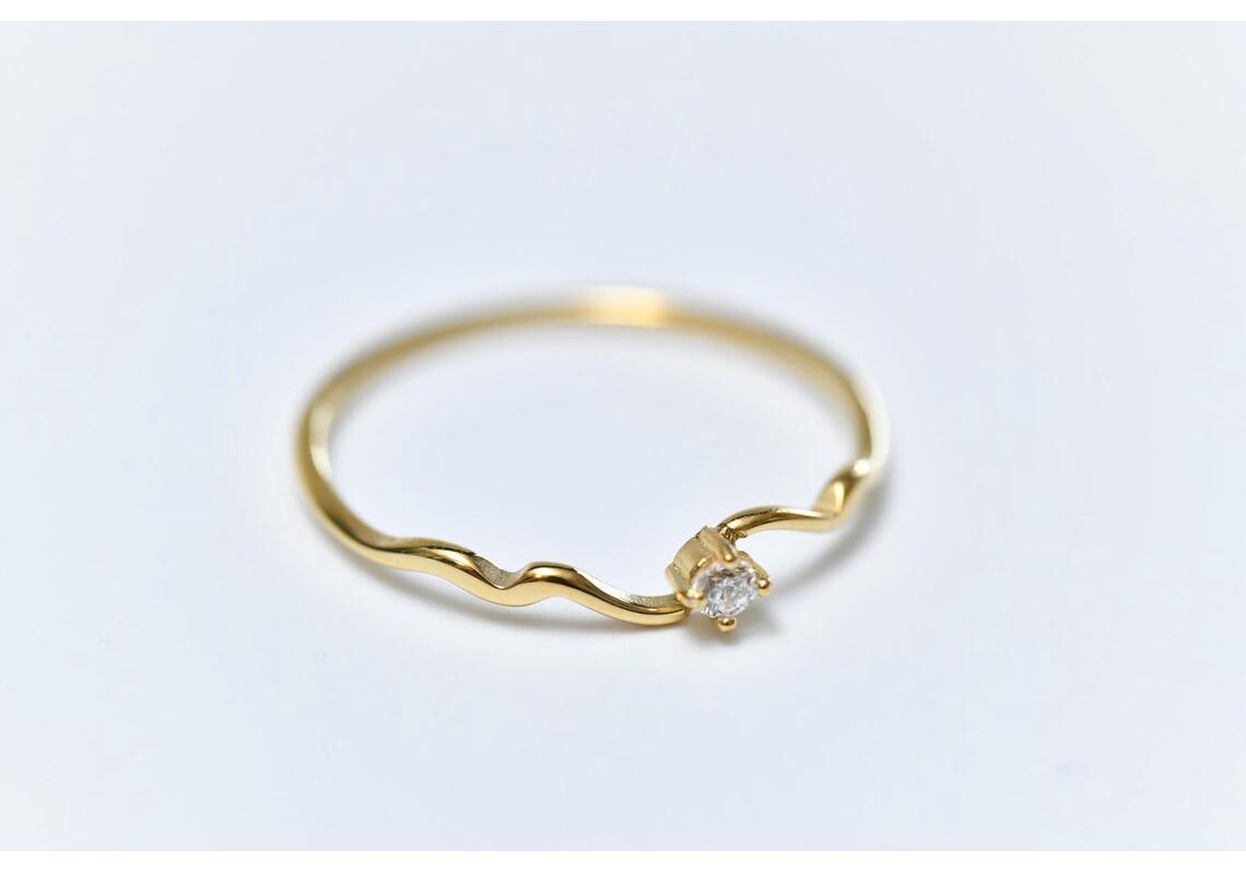 S925 Sterling Silver French Light Luxury Versatile Pinky Ring for Women - Original Design US Size 7
