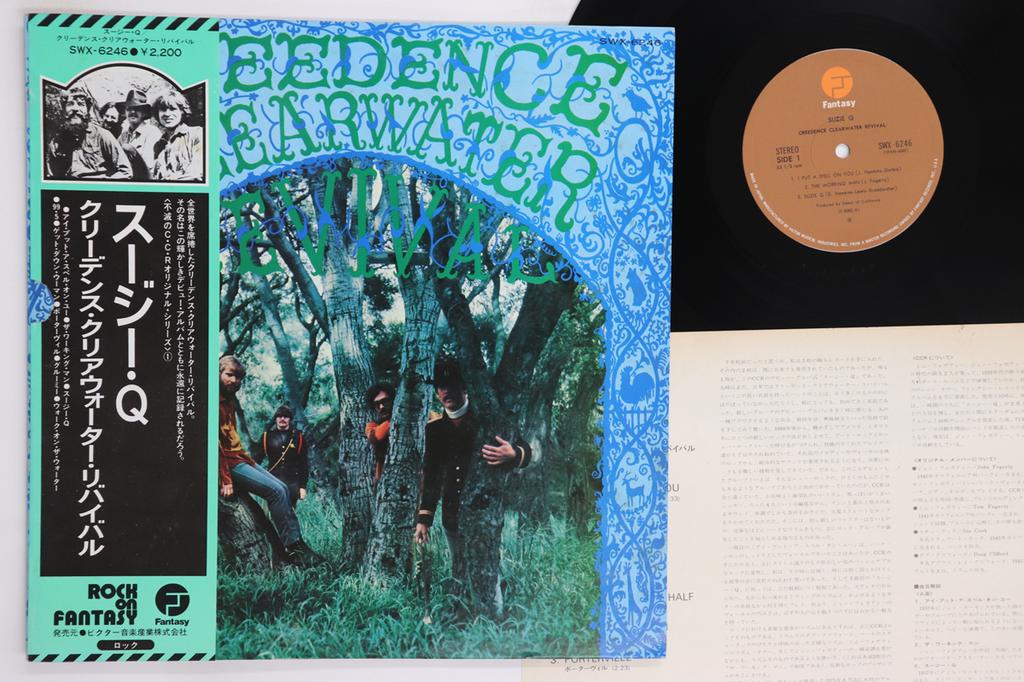 LP Record CREEDENCE CLEARWATER REVIVAL  Suzie Q SWX6246 FANTASY 1976 Japan Obi Rock Used