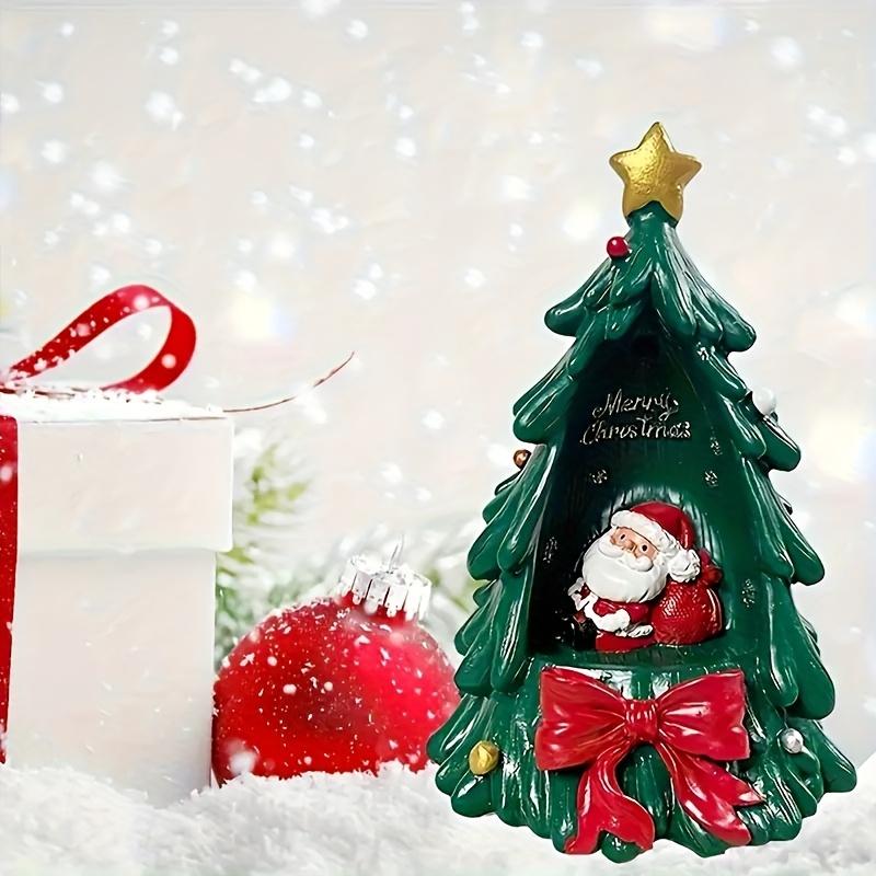 1pc Santa Claus Christmas Incense Burner Resin Craft with Festive Design,Perfect for Home Aromatherapy Holiday Decor,Indoor Use,Christmas Decorations