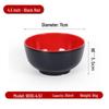 A8 Melamine Two-Tone Commercial Serving Bowls