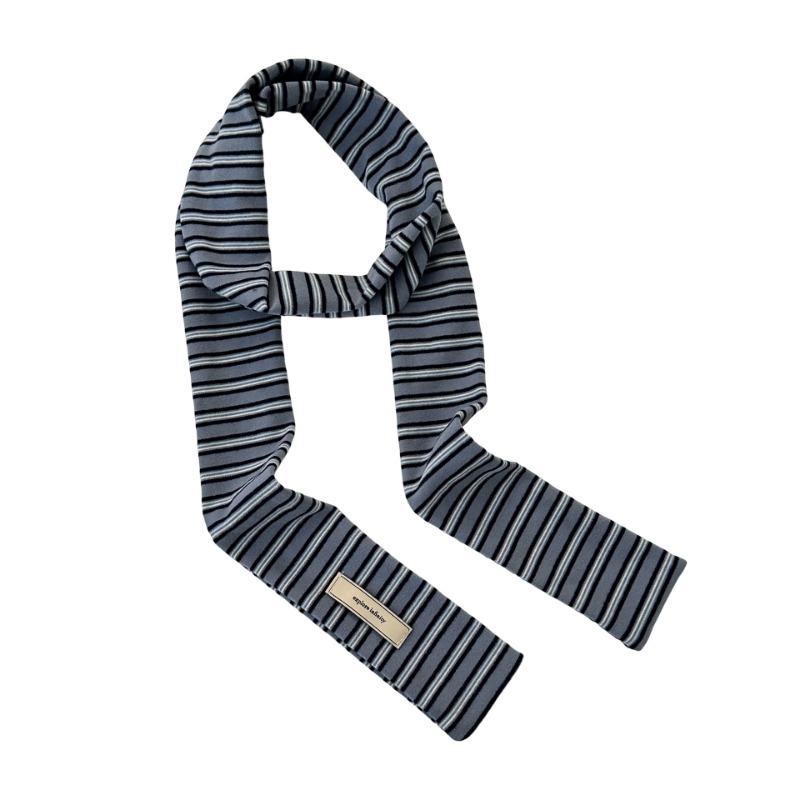 Winter scarf atmosphere new retro decorative scarf neck protection warm scarf thin narrow strip scarf