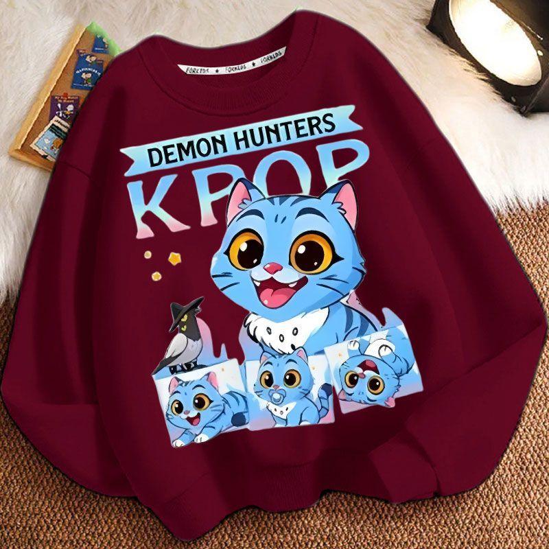 Children's Fashion Sweatshirts for Spring and Autumn, Long-sleeved Casual Sweatshirts for Boys and Girls