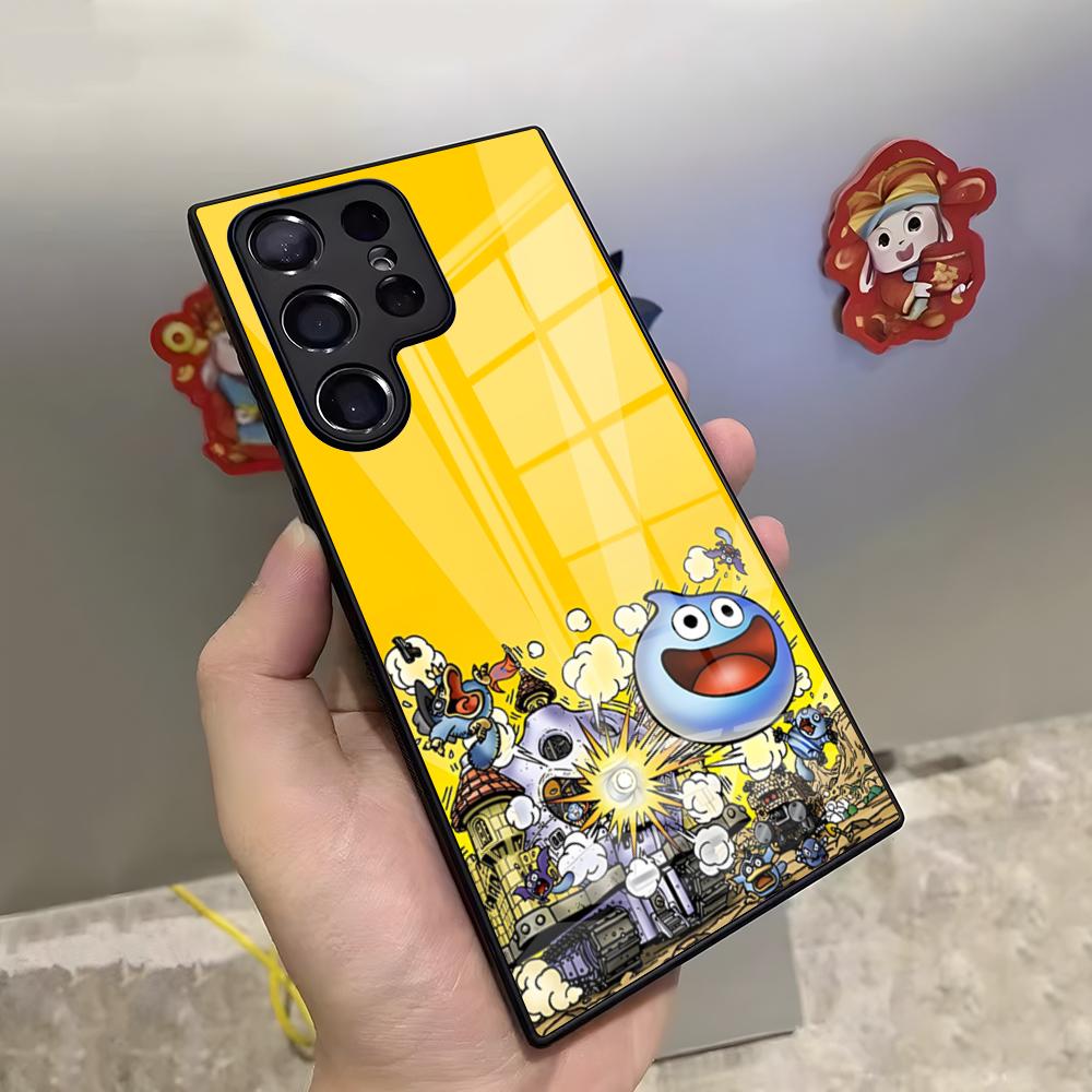 

D-Dragon Quest Slime Phone Case For S25 Ultra Samsung S24 Fe S22 S20 S21 23 Plus Galaxy A54 A34 A53 A16 Glass Cover Samsung a54 5g