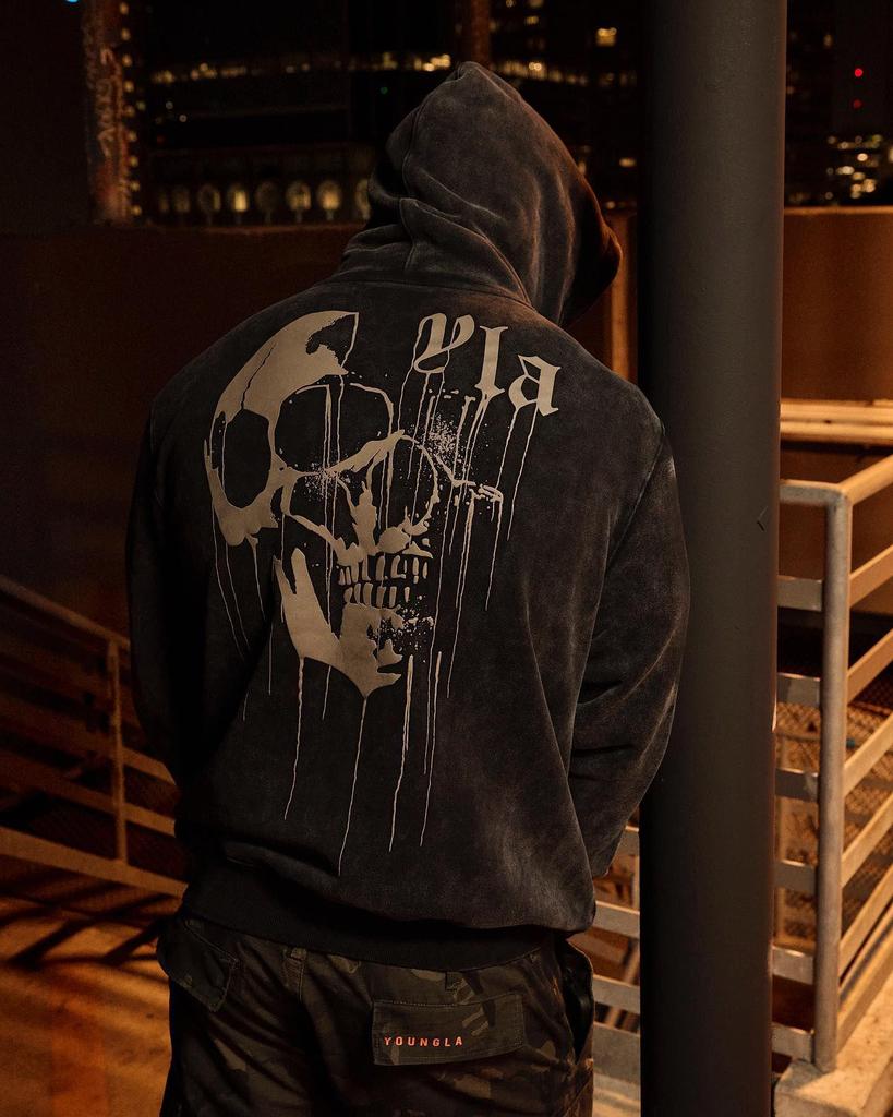 YOUNGLA Herr Trendig Huvtröja - Utomhus Löpning Casual Sportjacka