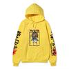 Record of Ragnarok Lu Bu Vollfarbiger Anime Hoodie Japanischer Drachen-Ärmeldruck Lässiger Pullover mit langen Ärmeln Sweatshirt