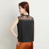 19mm Heavyweight Mulberry Silk French Lace Elegant and High-end Camisole Vest Women's Versatile T-shirt Top