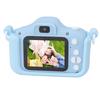 Children Digital Camera Dual Lenses 2in HD Recording Game Camera for Kids Birthday Gifts 5V Blue