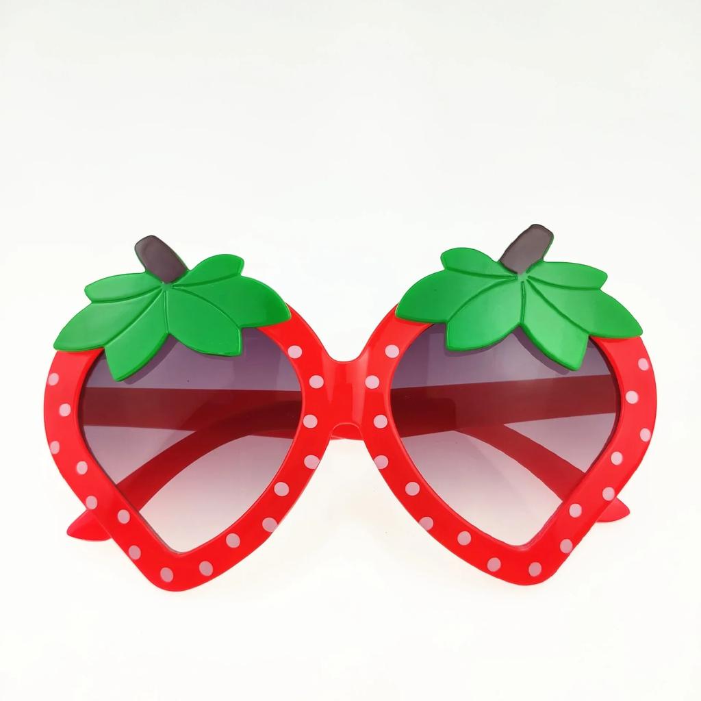 Children'S Strawberry Funny Glasses Party Photo Decorations Birthday Wedding Supplies Adult Kids Glasses Accessories Props