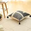 Cotton and Linen Pillow B&B Living Room Sofa Nap Cushion Bay Window Bedside Car Decorative Waist Pillow Case