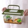 Portable Outdoor Fish & Turtle Tank: Small To Medium Breeding Box with Lid for Insects & Household Use