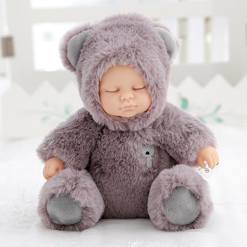 Baby Mini Cute Toy Stuffed Doll Simulated Vinyl Baby Realistic Children Girl