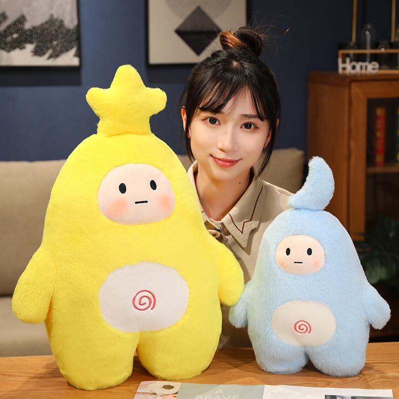 Cute Star Moon People Pillow Plush Toy Pillow Doll Children Surprise Birthday Gift Sofa Doll Girl