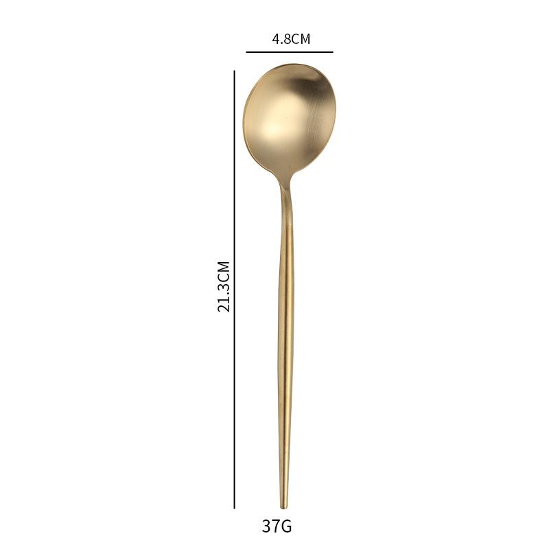 304 stainless steel spoon, imitation hot hollow handle Korean spoon, long handle spoon to eat rice spoon, meal spoon
