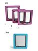 Pet Door for Cats and Dogs - Direction-Controlled Entry & Exit, Multi-Color Options, Ideal for Pet Houses