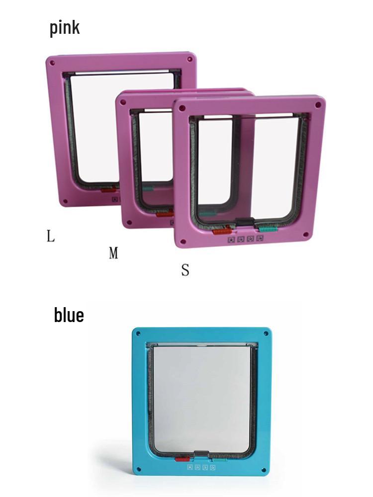 Pet Door for Cats and Dogs - Direction-Controlled Entry & Exit, Multi-Color Options, Ideal for Pet Houses
