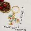 Snowflake Bell Keychain: European & American Christmas Ornament
