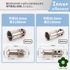 UME-STAR Inner Silencer Silencer Muffler Silencer Bike Baffle General Purpose Silencer Bike Silencer (Outer