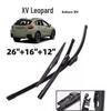 Front and Rear Wiper Blade Set for Subaru Impreza XV GK/GT 2017-2024