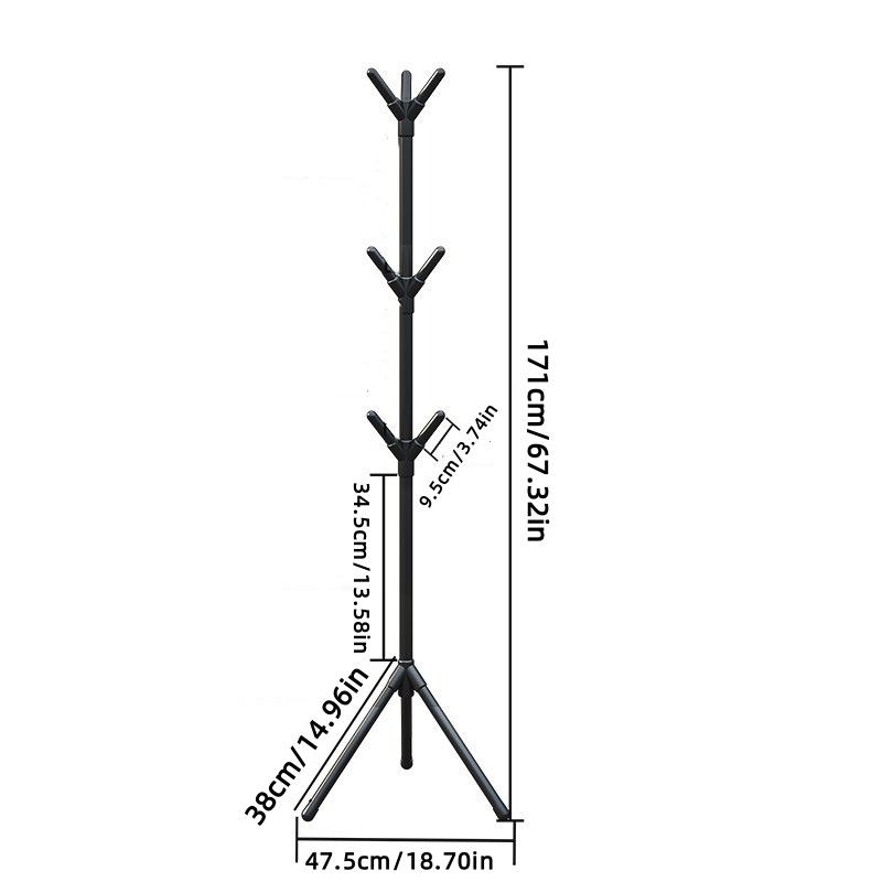 Современная минималистичная вешалка для одежды с полкой для хранения идеально подходит для организации дома 1980₽
