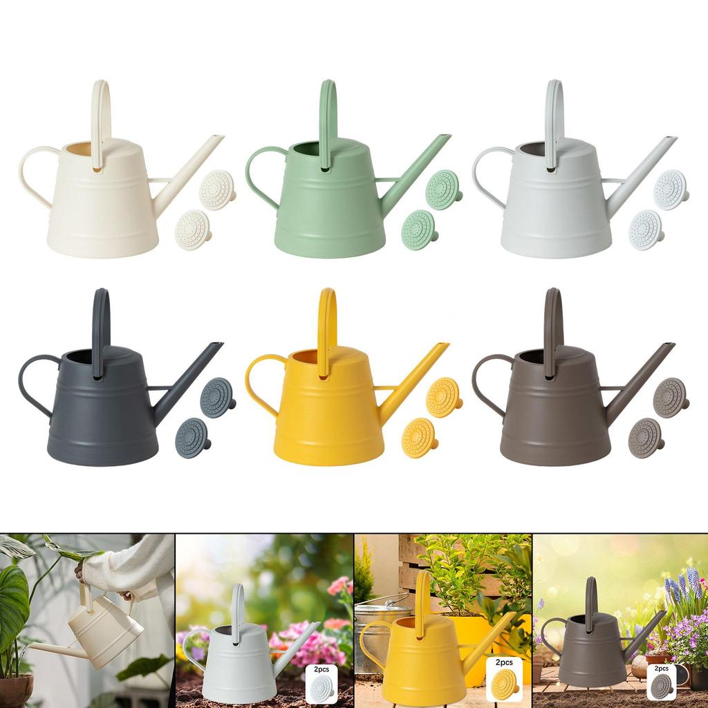 1 Gallon Watering Can for Indoor Plants, Portable, Convenient, Thick, Versatile, with Sprinkler Head