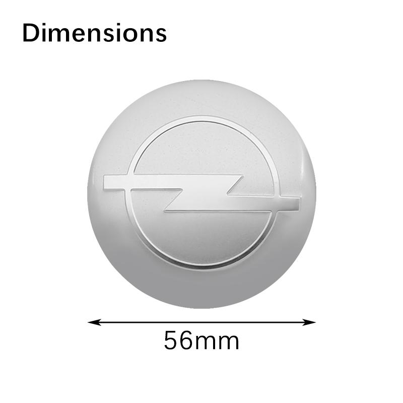 4PCS Opel Corsa Astra Antara Mokka Insignia Grandland Logo Car Steering Wheel Wheel Center Emblem Badge Sticker Decal Styling