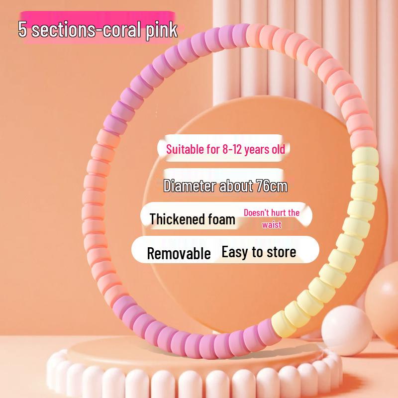 Soft Gymnastics Hula Hoop for Kids Ages 6-12