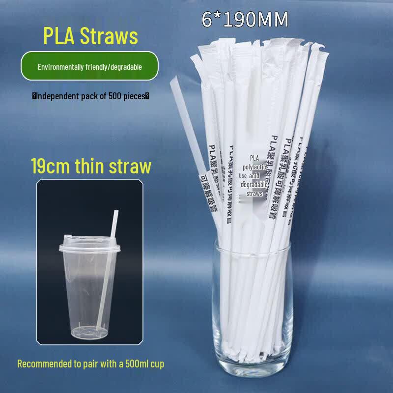 Individually Wrapped Disposable Beverage Straws
