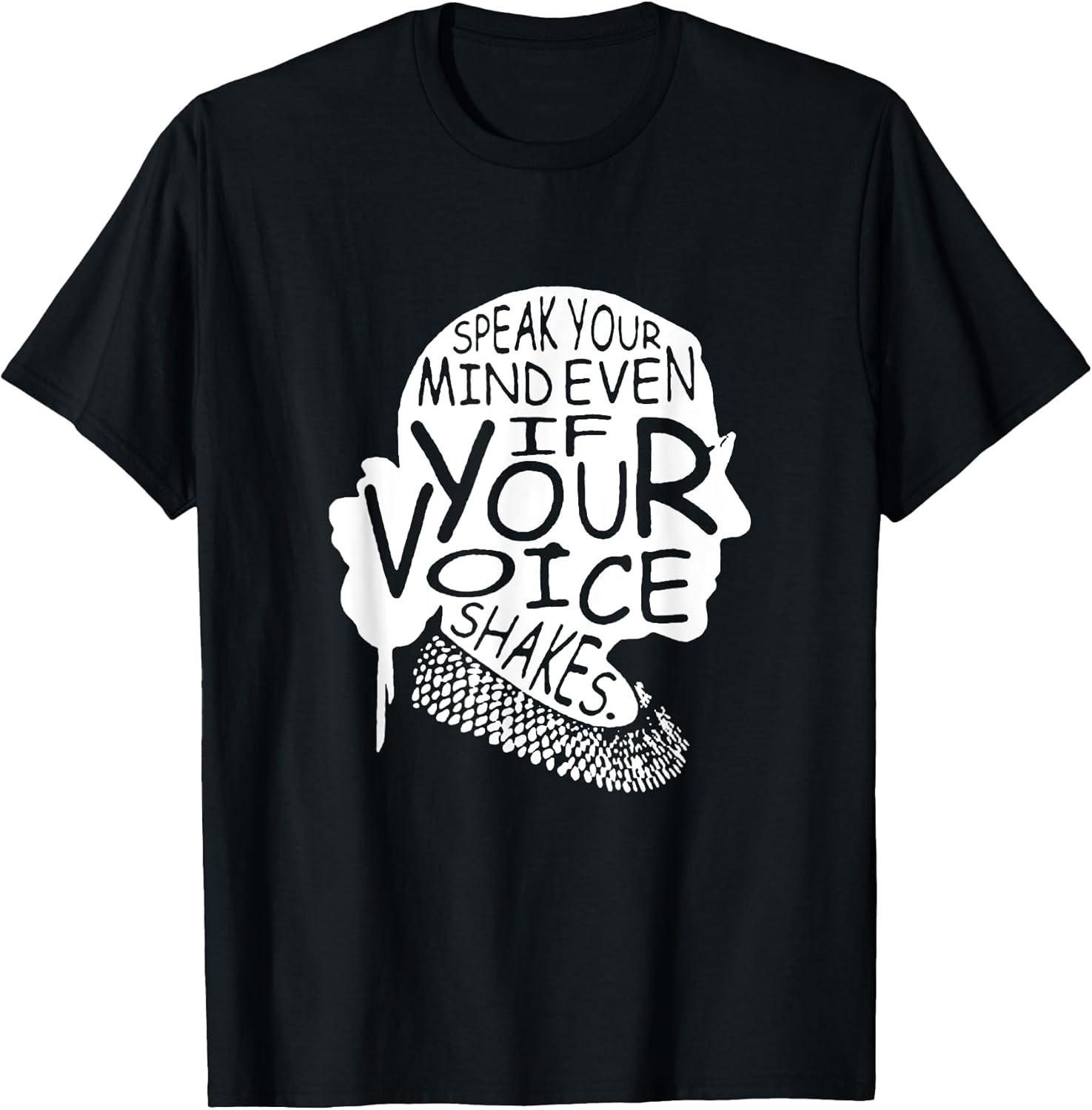 BEST! RBG Ruth Bader Ginsburg Feminist Political Politician Gift Tee Size S-3XL XXXXL