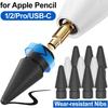Replacement Pencil Tips for Apple Pencil 1st 2nd Generation iPencil Smooth Spare Nibs for iPad Pro Pencil 1/2 Stylus Fine Nib