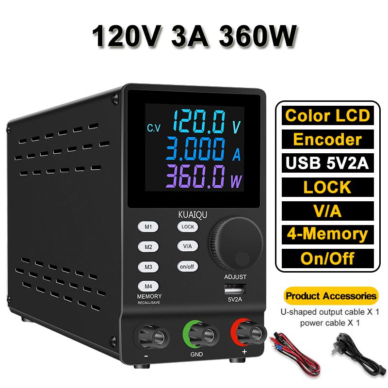 KUAIQU 30 V 10 A 300 W Gleichstromnetzteil OCP OVP Labortisch-Spannungsregler Outpot Einstellbare 12 V Schaltstromquelle für Reparatur