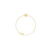 Tory Burch Floral Decorative Brass Bracelet Women bracelets Gold 157203-720