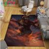 3D Fashion Myth Godman Mythical Beast Printed Carpet Living Room Anti-Skid Area Rug Kids Bedroom Mats Yoga Mat Carpet Decor Gift