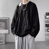 Men's Plus Size Year of the Horse Cable Knit Sweater - Wine Red Niche Design