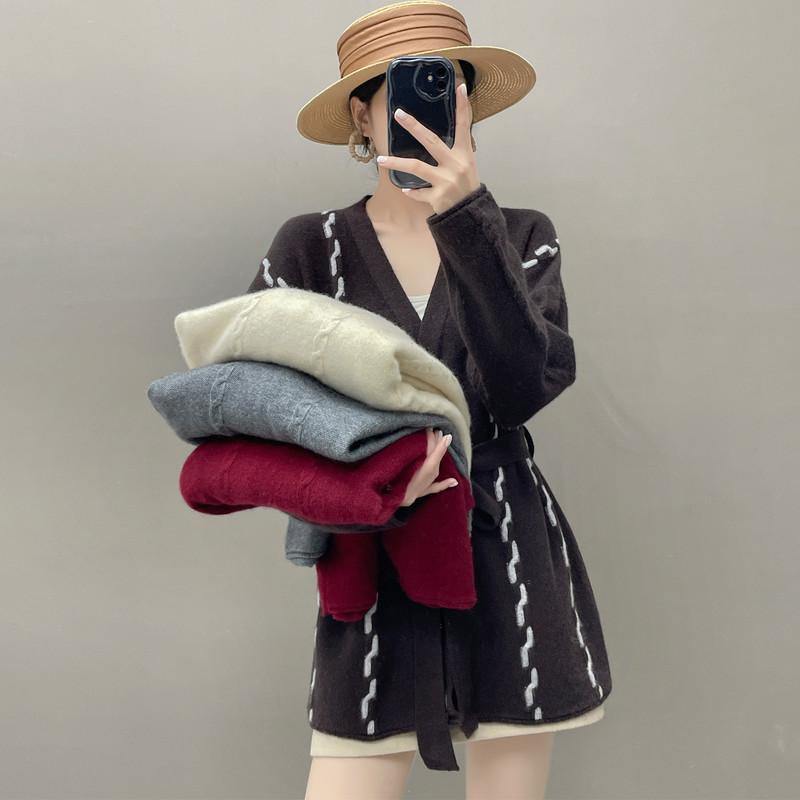 Qinghe 100% Pure Cashmere Women's Sweater - Ultra Soft Luxury Winter Pullover