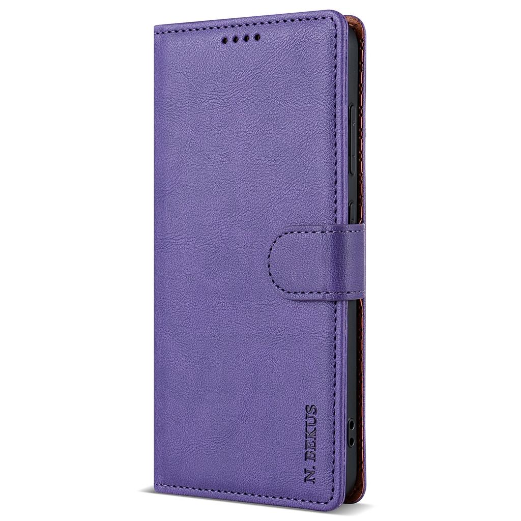 N.BEKUS CSJ-001 For Samsung Galaxy A55 5G Case Leather Phone Cover with Wallet Stand