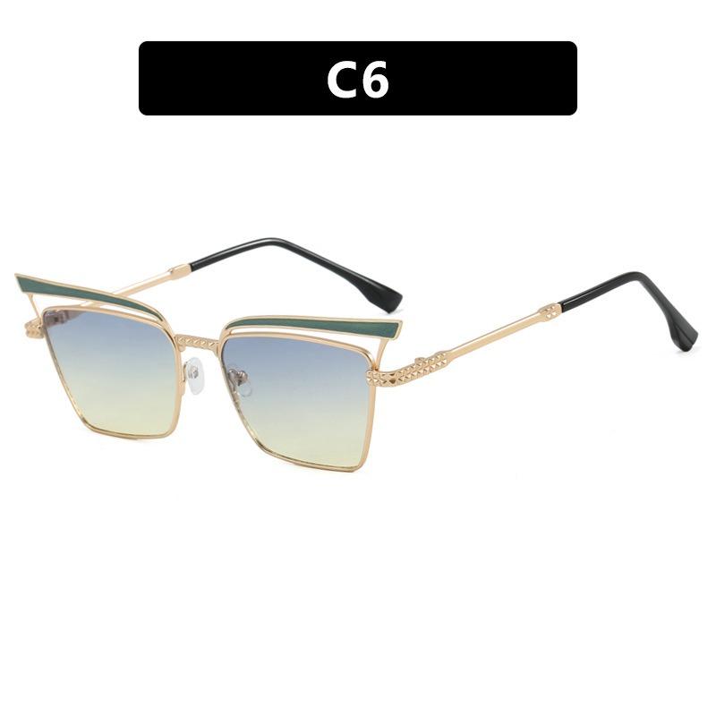 Metal Sunglasses Men UV400 Sun Glasses Women Eyeglasses Frame Driving Beach Bike Travel Anti Glare Shade Eyewear