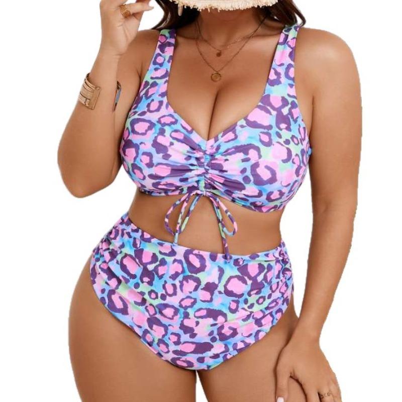 Büyük Beden Kadın Yüksek Bel Bikini Mayo Takımları, Kadın Mayo & Giyim