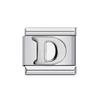 26 English A-Z Letter Name Custom Silver Color 9mm Link Charms Italian Stainless Steel Bracelet DIY Jewelry Making Hand Chain
