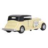 1:32 Classic Car Model Alloy Vintage Toy Open Doors Model Antique Pullback Car Toy Beige