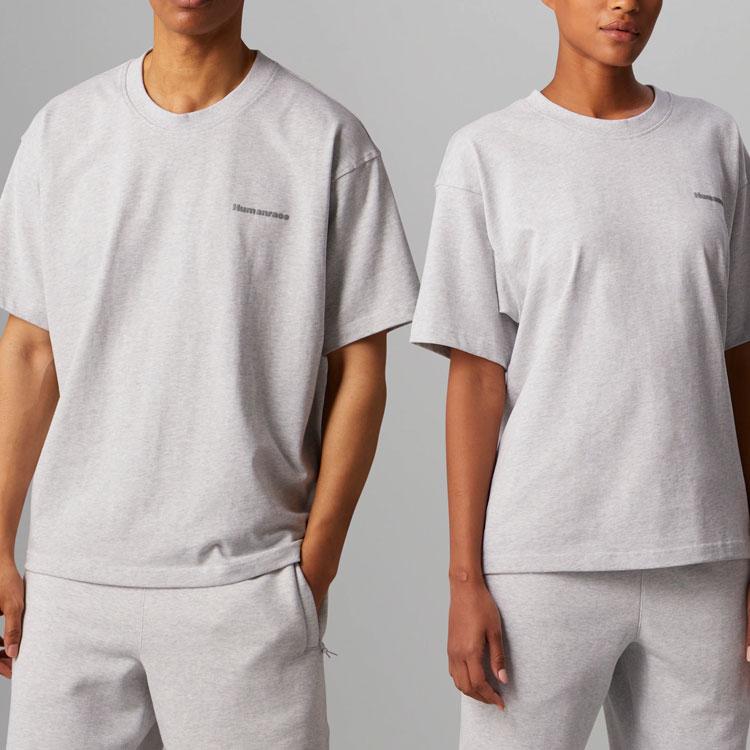 Adidas X Pharrell Williams Humanrace Basic Tee Light Grey Unisex Tops HG1808