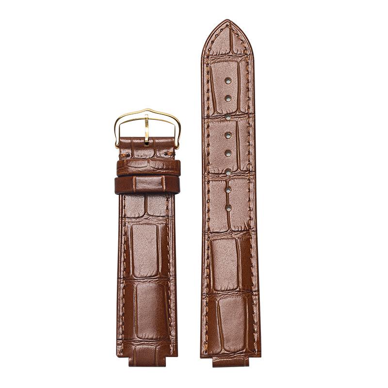 Blue Balloon Uhrenarmband aus echtem Leder für Damen und Herren, wasserdicht, hochwertiges Rindsleder, konvexe Oberfläche