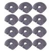Towel Fabric Massage Headrest Cloths, 12-Piece Set Face Cradle Covers Open Center and Bound Edges for Routine Changing and Cleaning