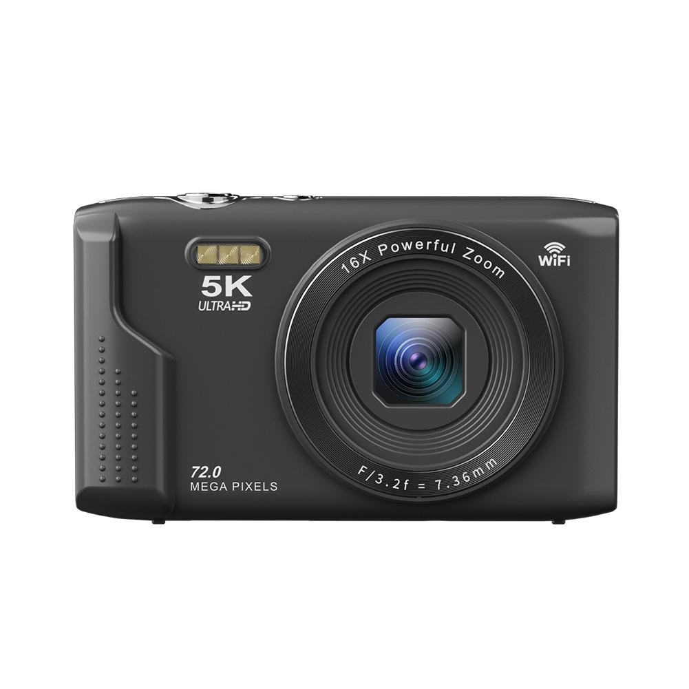 Digital Camera 5K Video Camera 16X Zoom Video Recorder 2.8inch LCD Screen for Teens Adult Beginner