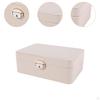 Jewelery Case Display Box Travel Portable Jewelry Holder Decorative for Necklaces Ear Studs