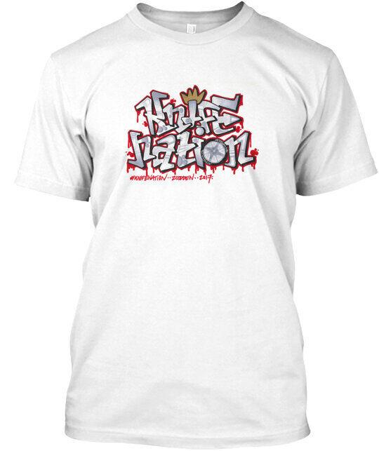 

Knifenation Ft Zooden Graffiti T-Shirt Made in the USA Size S to 5XL L