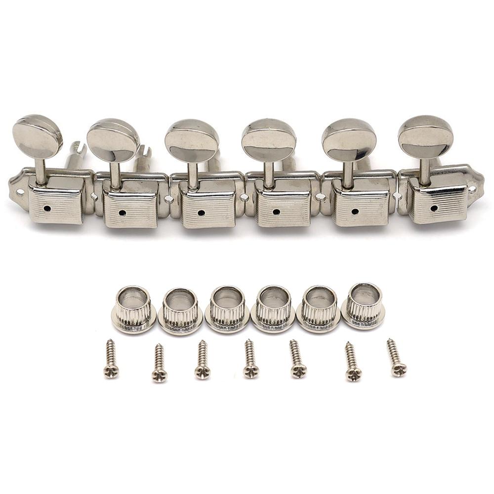 

6Pcs Right handed Split Shaft Vintage Guitar Tuning Pegs Guitar Tuners Machine Heads for ST TL electric Guitar Nickel